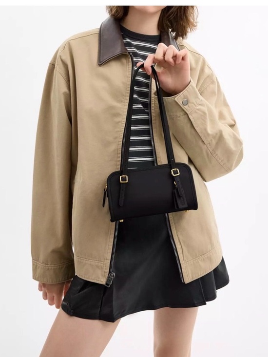 Coach Handbags - Coach Swing Zip Mini Leather Shoulder Bag 20